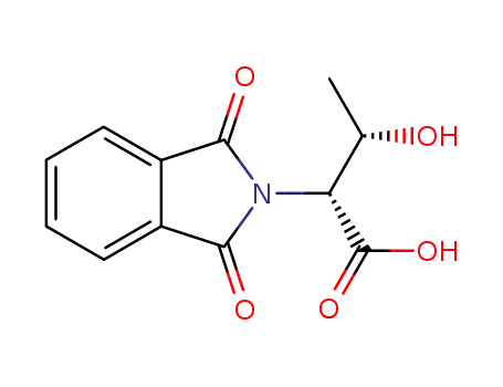 Molecular Structure of 103239-32-3 ((2R,3S)-N-Phthaloylthreonin)