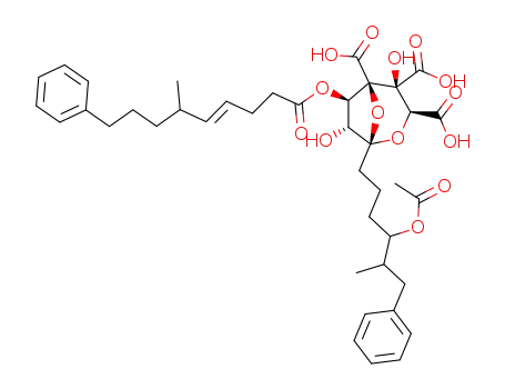 Molecular Structure of 137681-56-2 (Zaragozic acid C)