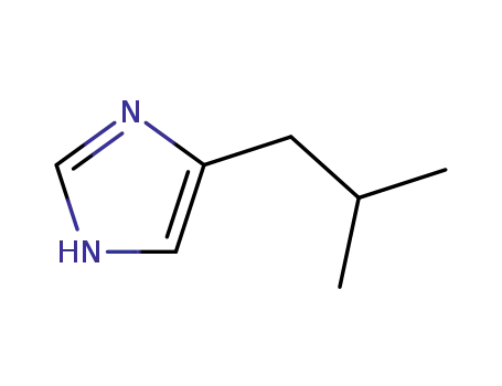 Molecular Structure of 61893-08-1 (1H-Imidazole, 4-(2-methylpropyl)-)