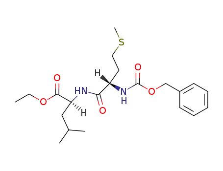 Molecular Structure of 78816-89-4 (L-Leucine, N-[N-[(phenylmethoxy)carbonyl]-L-methionyl]-, ethyl ester)