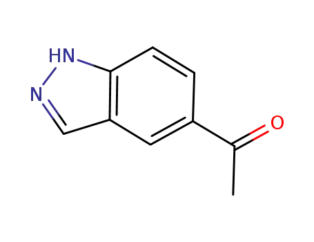Molecular Structure of 1001906-63-3 (1-(1H-Indazol-5-yl)ethanone)