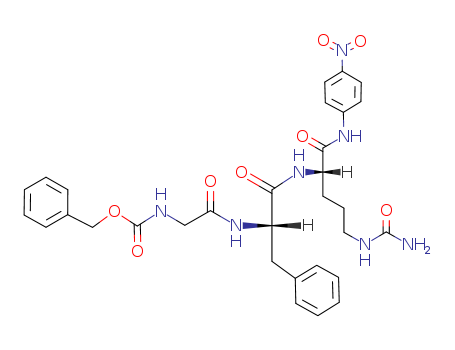 83575-50-2,Benzyloxycarbonylglycyl-phenylalanyl-citrulline 4-nitroanilide,(Benzyloxycarbonyl)glycylphenylalanylcitrullinenitroanilide