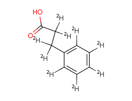 Benzene-d5-propanoic-d4acid (9CI)