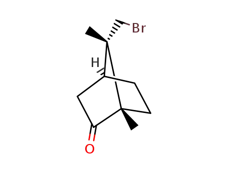 Molecular Structure of 2111-66-2 (Bicyclo[2.2.1]heptan-2-one, 7-(bromomethyl)-1,7-dimethyl-, anti-)