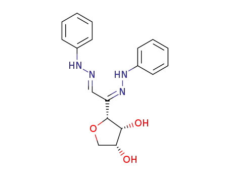(2R,3R,4R)-2-[1,2-Bis-(phenyl-hydrazono)-ethyl]-tetrahydro-furan-3,4-diol