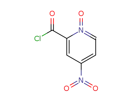 Molecular Structure of 57948-55-7 (2-Pyridinecarbonyl chloride, 4-nitro-, 1-oxide (9CI))