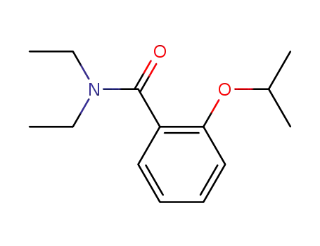 Molecular Structure of 101775-87-5 (Benzamide, N,N-diethyl-2-(1-methylethoxy)-)