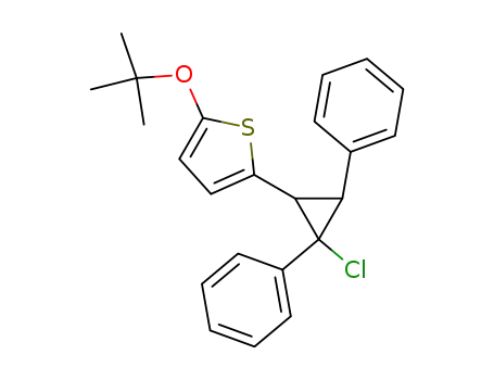 2-tert-Butoxy-5-(2-chloro-2,3-diphenyl-cyclopropyl)-thiophene