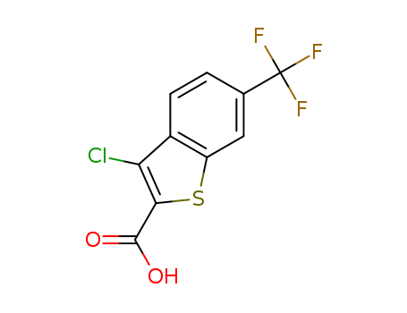 3-CHLORO-6-(TRIFLUOROMETHYL)-1-BENZOTHIOPHENE-2-CARBOXYLIC ACID