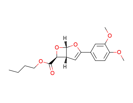 (1R,5R,6S)-3-(3,4-Dimethoxy-phenyl)-2,7-dioxa-bicyclo[3.2.0]hept-3-ene-6-carboxylic acid butyl ester
