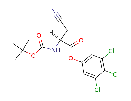Boc-L-β-cyanoalanine-3,4,5-trichlorophenyl ester