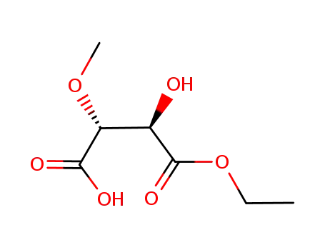 Butanedioic acid, 2-hydroxy-3-methoxy-, 1-ethyl ester, (2R,3R)-