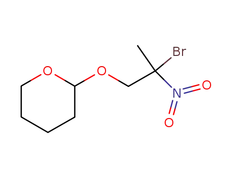 Molecular Structure of 109178-34-9 (2-(2-Bromo-2-nitro-propoxy)-tetrahydro-pyran)