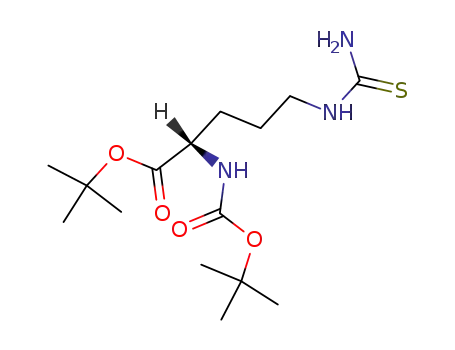 Molecular Structure of 133565-49-8 (BOC-L-THIOCITRULLINE-OTBU)