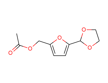 Molecular Structure of 126380-42-5 (2-Furanmethanol, 5-(1,3-dioxolan-2-yl)-, acetate)