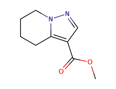 Molecular Structure of 132255-61-9 (methyl 4,5,6,7-tetrahydropyrazolo[1,5-a]pyridine-3-carboxylate)