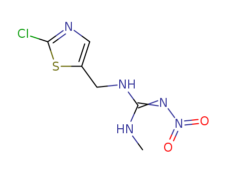 Guanidine, N-(2-chloro-5-thiazolyl)methyl-N'-methyl-N''-nitro-, (E)-(205510-53-8)