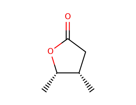 Molecular Structure of 80009-59-2 (2(3H)-Furanone, dihydro-4,5-dimethyl-, (4S,5S)-)