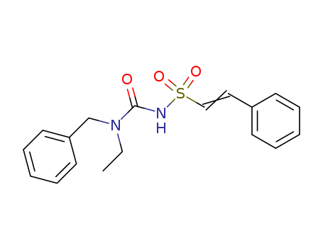 Ethenesulfonamide, N-[[ethyl(phenylmethyl)amino]carbonyl]-2-phenyl-