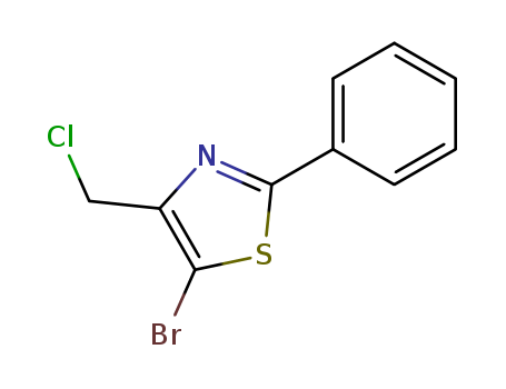 Thiazole, 5-bromo-4-(chloromethyl)-2-phenyl-