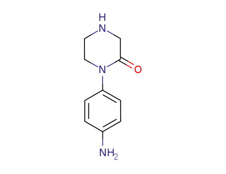 Molecular Structure of 1022128-82-0 (1-(4-Aminophenyl)piperazin-2-one)