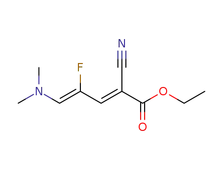 (2E,4Z)-ethyl 2-cyano-5-(dimethylamino)-4-fluoro-penta-2,4-dienoate