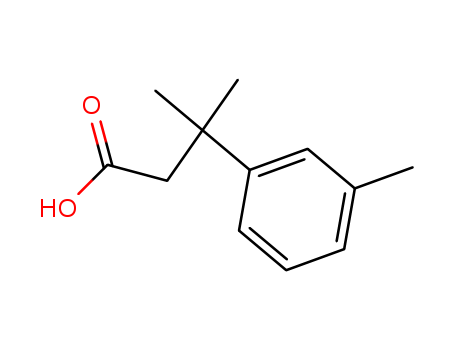 3-Methyl-3-m-tolylbutanoic acid