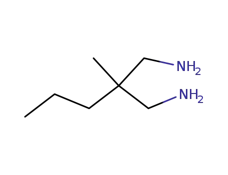 Molecular Structure of 89893-82-3 (1,3-Propanediamine, 2-methyl-2-propyl-)