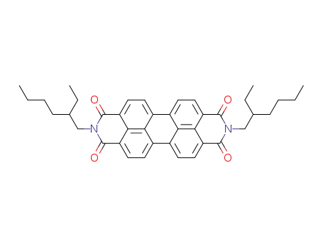 Molecular Structure of 82531-03-1 (N,N'-Bis(2-ethylhexyl)-3,4,9,10-perylenetetracarboxylic DiiMide)