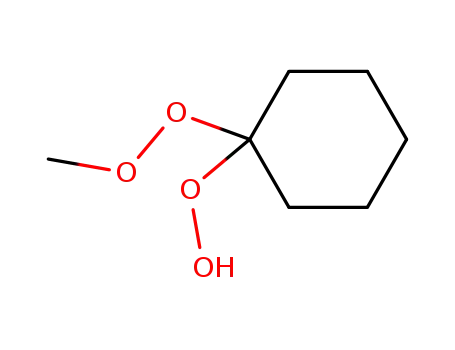 Molecular Structure of 28009-71-4 (1-Methylperoxycyclohexylhydroperoxid)