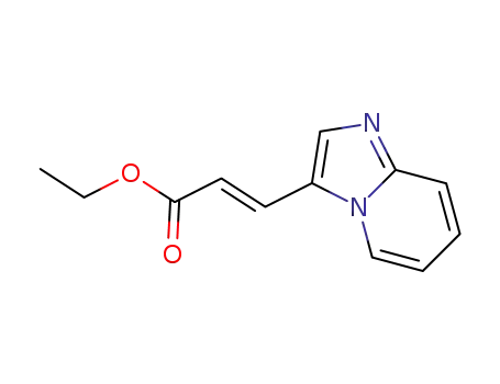 Molecular Structure of 400037-31-2 ((E)-ethyl 3-(iMidazo[1,2-a]pyridin-3-yl)acrylate)