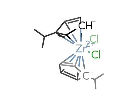 Molecular Structure of 58628-40-3 (BIS(ISOPROPYLCYCLOPENTADIENYL)ZIRCONIUM DICHLORIDE)