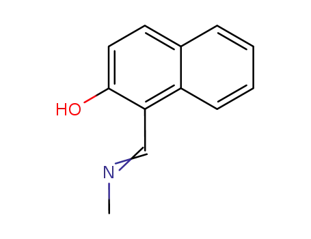 Molecular Structure of 880-99-9 (2-Naphthalenol, 1-[(methylimino)methyl]-)