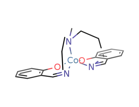 Molecular Structure of 15391-24-9 (BIS(SALICYLIDENIMINATO-3-PROPYL)METHYLAMINOCOBALT(II))