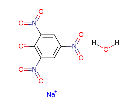 Molecular Structure of 73771-13-8 (Sodium picrate monohydrate)
