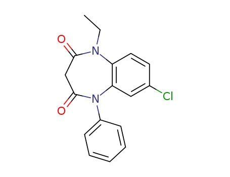 22316-25-2,7-chloro-1-ethyl-5-phenyl-1H-1,5-benzodiazepine-2,4(3H,5H)-dione,