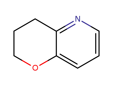 Molecular Structure of 70381-92-9 (3,4-Dihydro-2H-pyrano[3,2-b]pyridine)
