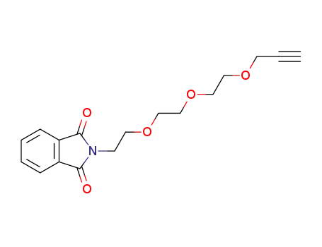 Molecular Structure of 1408059-52-8 (2-(2-(2-(2-(prop-2-yn-1-yloxy)ethoxy)ethoxy)ethyl)isoindoline-1,3-dione)