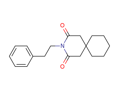 1228-23-5,3-(2-phenylethyl)-3-azaspiro[5.5]undecane-2,4-dione,1,1-Cyclohexanediacetimide,N-phenethyl- (7CI,8CI); NSC 38758