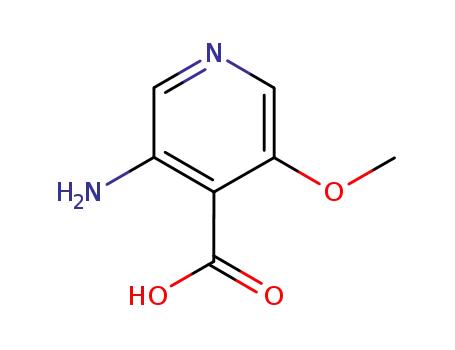 Molecular Structure of 82673-73-2 (3-AMINO-5-METHOXYISONICOTINIC ACID)