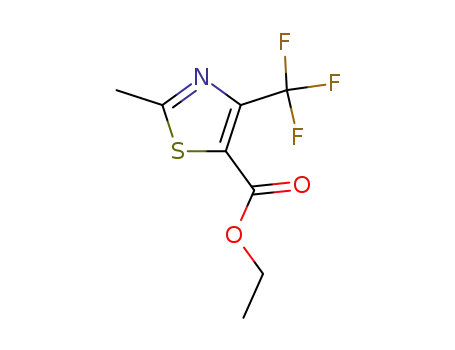Molecular Structure of 117724-62-6 (ETHYL 4-(TRIFLUOROMETHYL)-2-METHYLTHIAZOLE-5-CARBOXYLATE)