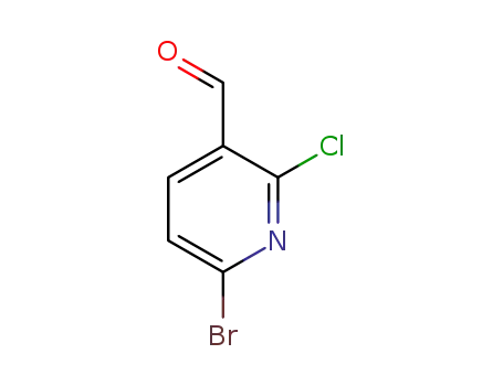 Molecular Structure of 1125410-08-3 (6-Bromo-2-chloronicotinaldehyde)
