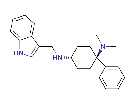 trans-N<SUP>4</SUP>-((1H-indol-3-yl)methyl)-N<SUP>1</SUP>,N<SUP>1</SUP>-dimethyl-1-phenylcyclohexane-1,4-diamine