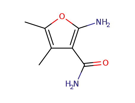 Molecular Structure of 77651-37-7 (2-amino-4,5-dimethylfuran-3-carboxamide)