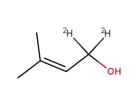 Molecular Structure of 6158-92-5 ([1,1-<sup>2</sup>H<sub>2</sub>]-3-methyl-2-butenol)
