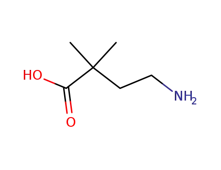 Molecular Structure of 138146-22-2 (4-Amino-2,2-dimethyl-butyric acid)
