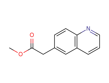 Molecular Structure of 5622-36-6 (METHYL 6-QUINOLINEACETATE)