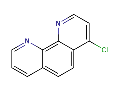 Molecular Structure of 1891-14-1 (4-Chloro-1,10-phenanthroline)