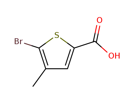 Molecular Structure of 54796-53-1 (5-Bromo-4-methylthiophene-2-carboxylic acid)