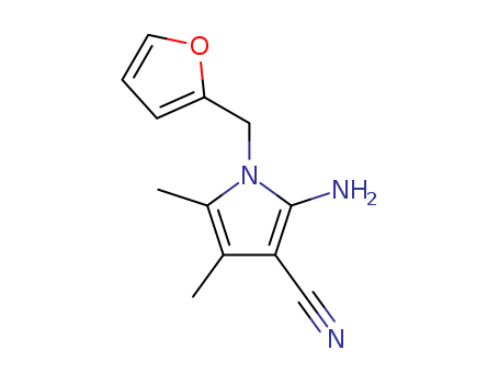 1H-Pyrrole-3-carbonitrile,2-aMino-1-(2-furanylMethyl)-4,5-diMethyl-
